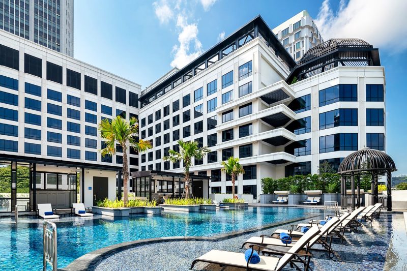 formel 1 singapore - hotel pool