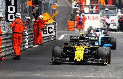 Formel 1 - Monacos gp Renault racer