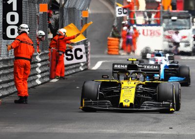 Formel 1 - Monacos gp Renault racer