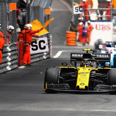 Formel 1 - Monacos gp Renault racer