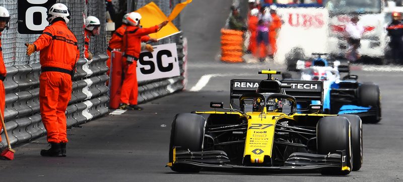 Formel 1 - Monacos gp Renault racer