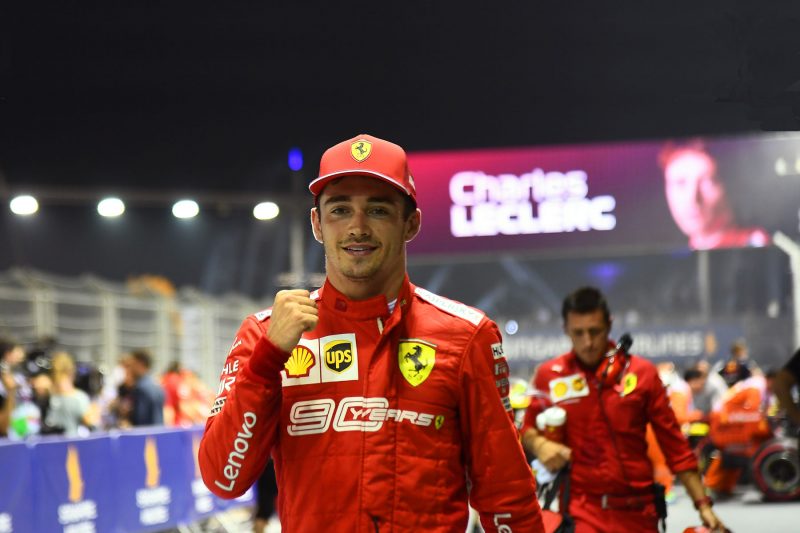 formel 1 singapore - charles leclerc