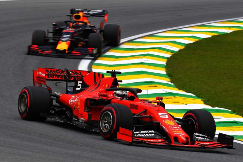 formel 1 brasilien - redbull og ferari