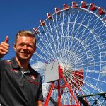 Formel 1 - Kevin Magnussen foran pariserhjul i Japan