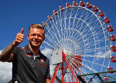 Formel 1 - Kevin Magnussen foran pariserhjul i Japan