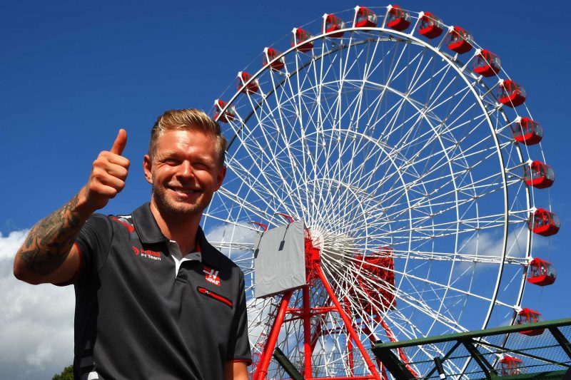 Formel 1 - Kevin Magnussen foran pariserhjul i Japan