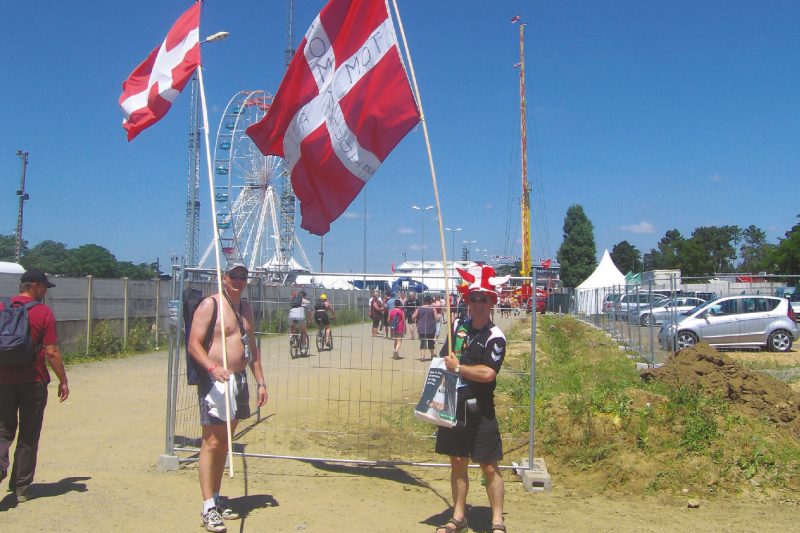 le mans kør selv - gæster fra lejren med dannebrog