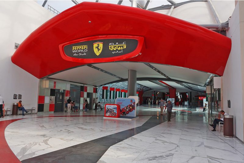 billetter til formel 1 abu dhabi - ferrari world