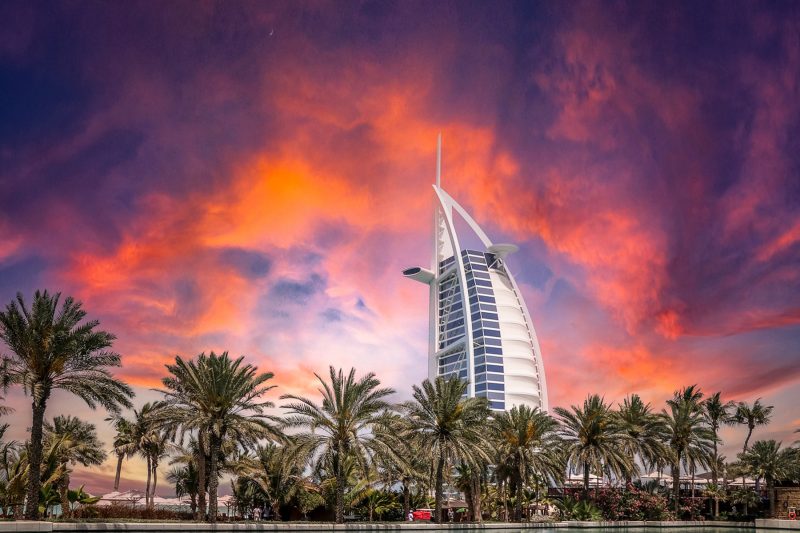 Formel 1 Abu Dhabi - Burj Arab i Dubai