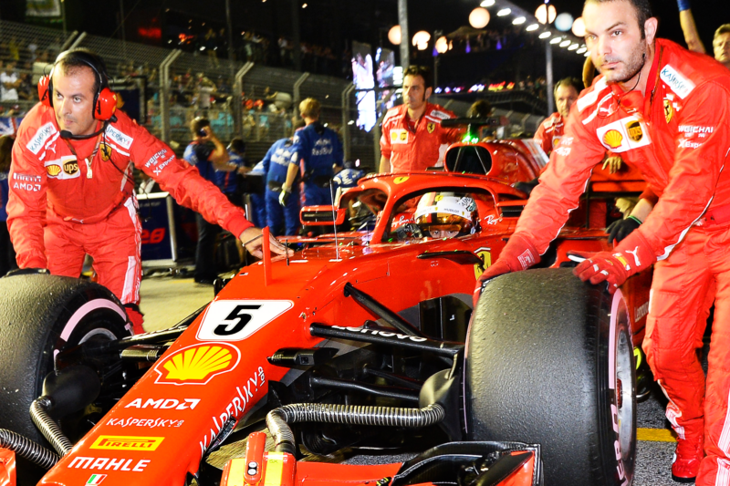 formel 1 singapore - ferrari team