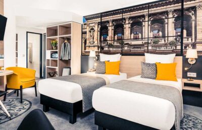 formel 1 ungarn - hotel værelse på mercure i budapest