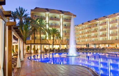 formel 1 spanien - hotel florida park pool område