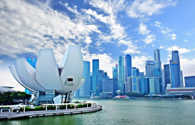 formel 1 singapore - skyline i singapore