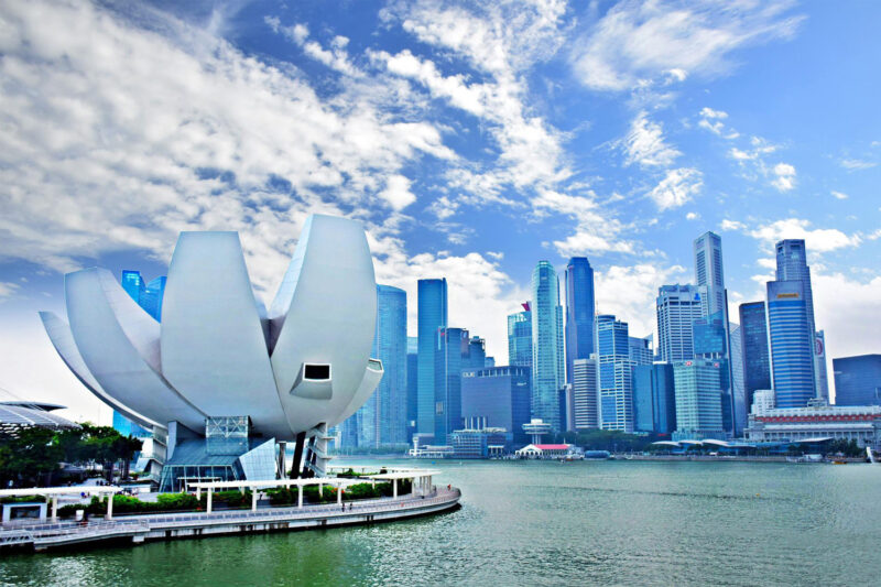 formel 1 singapore - skyline i singapore