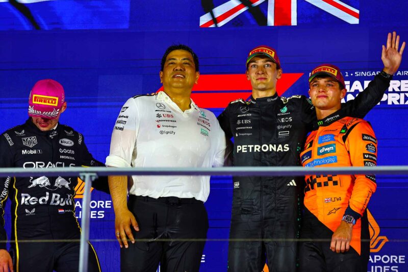 Formel 1 i Singapore 2025 - Podium