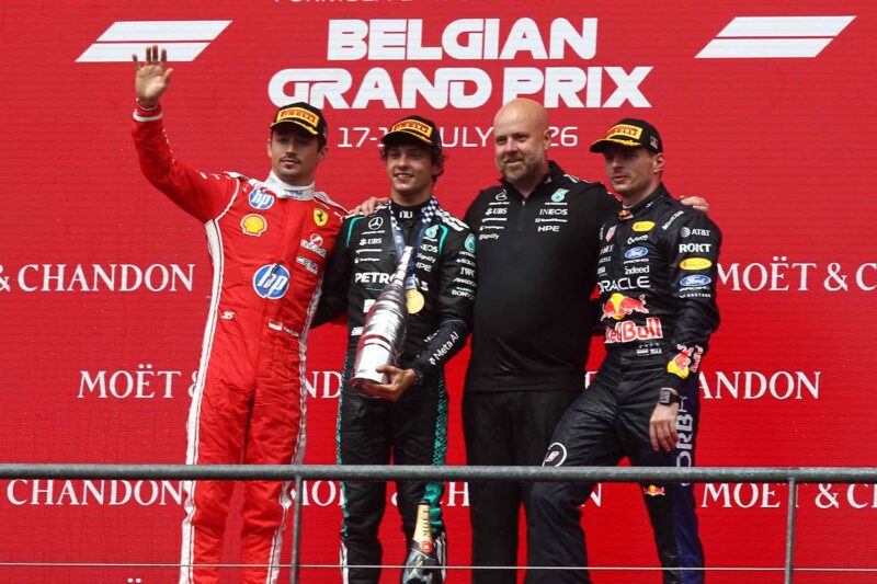 Formel 1 i Belgien - Podium